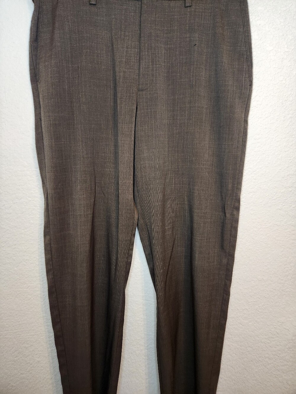 Savane Men's Straight Fit brown Dress Pants 36x32